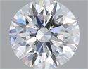 Lab Grown Diamond 1.14 Carats, Round with Excellent Cut, D Color, VS1 Clarity and Certified by IGI