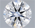 Lab Grown Diamond 1.14 Carats, Round with Ideal Cut, D Color, VS1 Clarity and Certified by IGI
