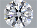 Lab Grown Diamond 1.14 Carats, Round with Ideal Cut, D Color, VS1 Clarity and Certified by IGI