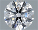 Lab Grown Diamond 1.19 Carats, Round with Ideal Cut, D Color, VS1 Clarity and Certified by IGI