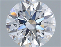 Lab Grown Diamond 1.19 Carats, Round with Ideal Cut, D Color, VS1 Clarity and Certified by IGI