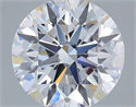 Lab Grown Diamond 1.19 Carats, Round with Excellent Cut, F Color, VVS2 Clarity and Certified by IGI