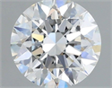 Lab Grown Diamond 1.08 Carats, Round with Excellent Cut, E Color, VVS2 Clarity and Certified by IGI