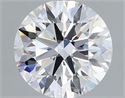 Lab Grown Diamond 1.08 Carats, Round with Ideal Cut, D Color, VS1 Clarity and Certified by IGI