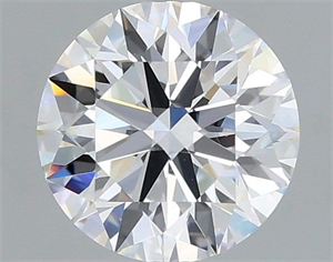 Picture of Lab Grown Diamond 1.08 Carats, Round with Ideal Cut, D Color, VS1 Clarity and Certified by IGI