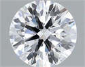 Lab Grown Diamond 1.08 Carats, Round with Ideal Cut, D Color, VS1 Clarity and Certified by IGI