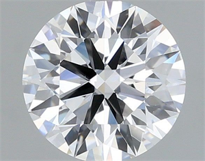 Picture of Lab Grown Diamond 1.08 Carats, Round with Ideal Cut, D Color, VS1 Clarity and Certified by IGI
