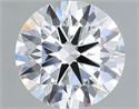 Lab Grown Diamond 1.08 Carats, Round with Ideal Cut, D Color, VS1 Clarity and Certified by IGI