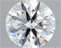 Lab Grown Diamond 1.08 Carats, Round with Ideal Cut, D Color, VS1 Clarity and Certified by IGI