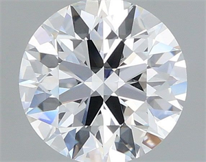 Picture of Lab Grown Diamond 1.08 Carats, Round with Ideal Cut, D Color, VS1 Clarity and Certified by IGI