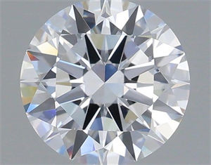 Picture of Lab Grown Diamond 1.07 Carats, Round with Excellent Cut, D Color, VVS2 Clarity and Certified by IGI