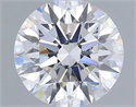 Lab Grown Diamond 1.21 Carats, Round with Excellent Cut, D Color, VS1 Clarity and Certified by IGI