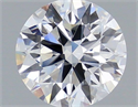Lab Grown Diamond 1.37 Carats, Round with Excellent Cut, D Color, VVS2 Clarity and Certified by IGI