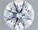 Lab Grown Diamond 1.37 Carats, Round with Excellent Cut, D Color, VVS2 Clarity and Certified by IGI