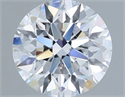Lab Grown Diamond 1.21 Carats, Round with Excellent Cut, E Color, VS1 Clarity and Certified by IGI