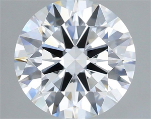 Picture of Lab Grown Diamond 1.37 Carats, Round with Excellent Cut, E Color, VVS2 Clarity and Certified by IGI