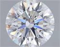 Lab Grown Diamond 1.37 Carats, Round with Excellent Cut, E Color, VVS2 Clarity and Certified by IGI