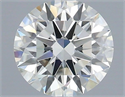 Lab Grown Diamond 1.19 Carats, Round with Ideal Cut, H Color, VS2 Clarity and Certified by IGI