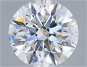 Lab Grown Diamond 1.37 Carats, Round with Excellent Cut, E Color, VVS2 Clarity and Certified by IGI