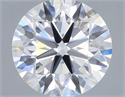 Lab Grown Diamond 1.37 Carats, Round with Excellent Cut, E Color, VVS2 Clarity and Certified by IGI