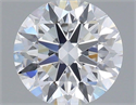 Lab Grown Diamond 1.22 Carats, Round with Excellent Cut, D Color, VS2 Clarity and Certified by IGI