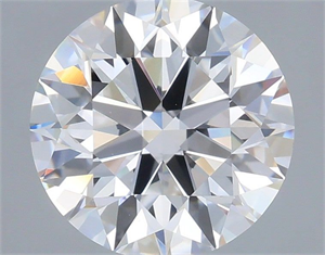 Picture of Lab Grown Diamond 1.37 Carats, Round with Ideal Cut, E Color, VVS2 Clarity and Certified by IGI