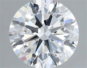 Picture of Lab Grown Diamond 1.37 Carats, Round with Very Good Cut, D Color, VVS2 Clarity and Certified by IGI