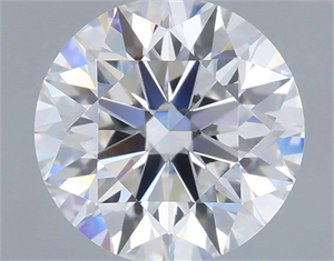 Picture of Lab Grown Diamond 1.37 Carats, Round with Excellent Cut, E Color, VVS2 Clarity and Certified by IGI