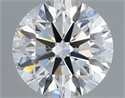 Lab Grown Diamond 1.18 Carats, Round with Ideal Cut, E Color, VS1 Clarity and Certified by IGI