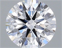 Lab Grown Diamond 1.18 Carats, Round with Ideal Cut, D Color, VS2 Clarity and Certified by IGI