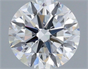 Lab Grown Diamond 1.18 Carats, Round with Excellent Cut, D Color, SI1 Clarity and Certified by IGI