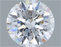 Lab Grown Diamond 1.39 Carats, Round with Excellent Cut, D Color, VVS2 Clarity and Certified by IGI
