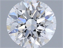Lab Grown Diamond 1.34 Carats, Round with Excellent Cut, D Color, VVS2 Clarity and Certified by IGI