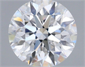 Lab Grown Diamond 1.35 Carats, Round with Excellent Cut, D Color, VVS2 Clarity and Certified by IGI