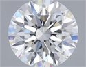 Lab Grown Diamond 1.35 Carats, Round with Excellent Cut, D Color, VVS2 Clarity and Certified by IGI