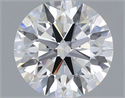 Lab Grown Diamond 1.35 Carats, Round with Excellent Cut, D Color, VVS2 Clarity and Certified by IGI