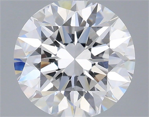 Picture of Lab Grown Diamond 1.09 Carats, Round with Excellent Cut, D Color, VVS2 Clarity and Certified by IGI
