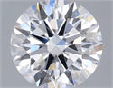 Lab Grown Diamond 1.09 Carats, Round with Excellent Cut, D Color, VVS2 Clarity and Certified by IGI