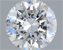Lab Grown Diamond 1.09 Carats, Round with Very Good Cut, D Color, VVS2 Clarity and Certified by IGI