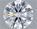 Lab Grown Diamond 1.09 Carats, Round with Ideal Cut, D Color, VVS2 Clarity and Certified by IGI