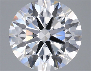 Picture of Lab Grown Diamond 3.51 Carats, Round with Ideal Cut, D Color, IF Clarity and Certified by IGI