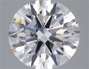 Picture of Lab Grown Diamond 3.50 Carats, Round with Ideal Cut, D Color, IF Clarity and Certified by IGI