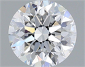 Lab Grown Diamond 1.14 Carats, Round with Very Good Cut, D Color, VVS2 Clarity and Certified by IGI