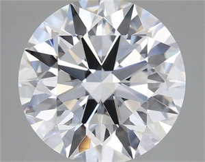 Picture of Lab Grown Diamond 3.55 Carats, Round with Ideal Cut, D Color, IF Clarity and Certified by IGI
