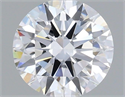 Lab Grown Diamond 1.06 Carats, Round with Excellent Cut, D Color, VVS2 Clarity and Certified by IGI