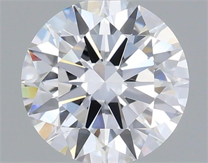 Picture of Lab Grown Diamond 1.06 Carats, Round with Excellent Cut, D Color, VVS2 Clarity and Certified by IGI