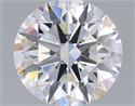 Lab Grown Diamond 1.09 Carats, Round with Ideal Cut, D Color, VS1 Clarity and Certified by IGI