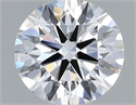 Lab Grown Diamond 1.09 Carats, Round with Ideal Cut, D Color, VS1 Clarity and Certified by IGI