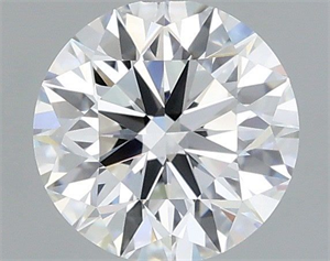 Picture of Lab Grown Diamond 1.08 Carats, Round with Excellent Cut, E Color, VVS2 Clarity and Certified by IGI