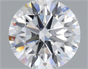 Lab Grown Diamond 1.08 Carats, Round with Ideal Cut, E Color, VVS2 Clarity and Certified by IGI